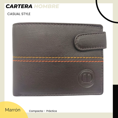 Cartera marrón Casual. 12042 Café